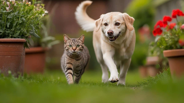 Top 9 Dog breeds good with cats. -Labrador-Retrievers